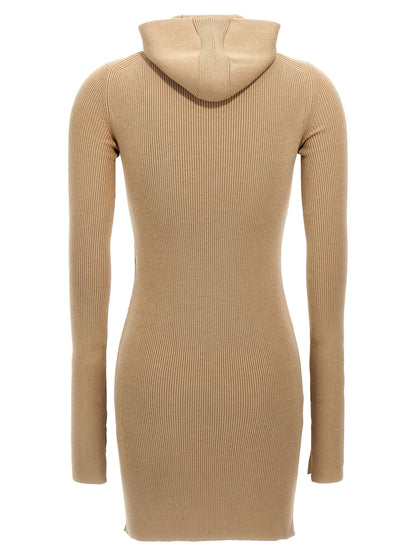 Fendi Beige Wool Short Dress