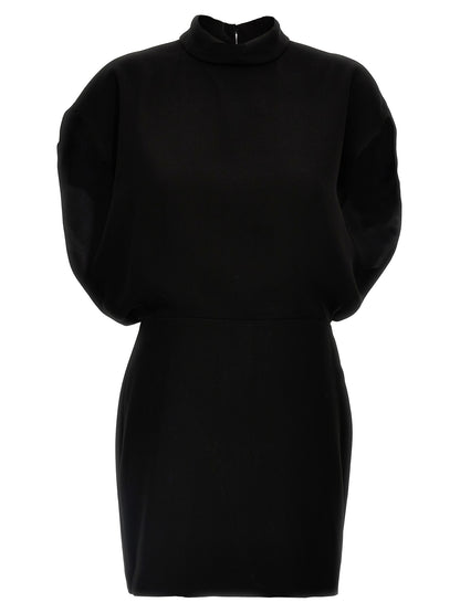 Max Mara Black Triacetate Short Dress
