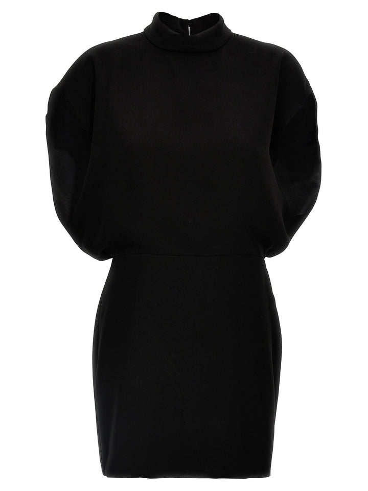 Max Mara Black Triacetate Short Dress