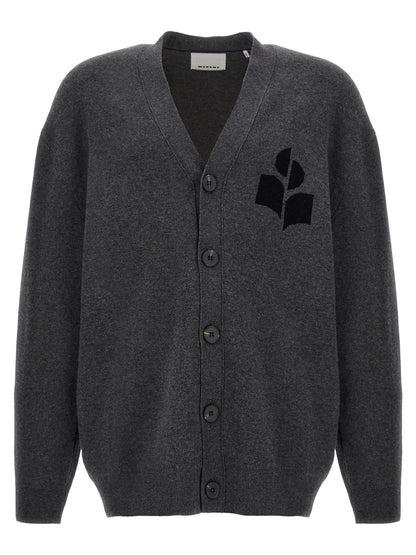 MARANT Gray Cotton Cardigan