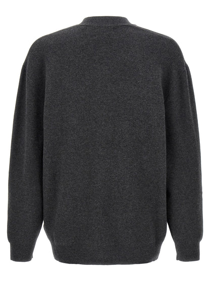 MARANT Gray Cotton Cardigan