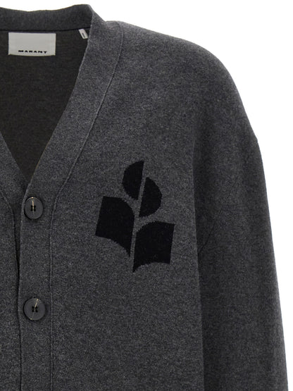 MARANT Gray Cotton Cardigan