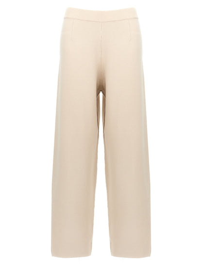 Max Mara Beige Viscose Casual Pants