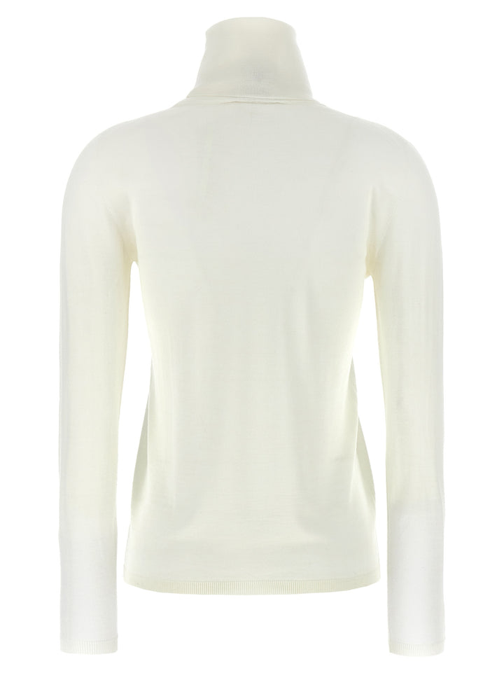 Max Mara White Virgin Wool Cardigan