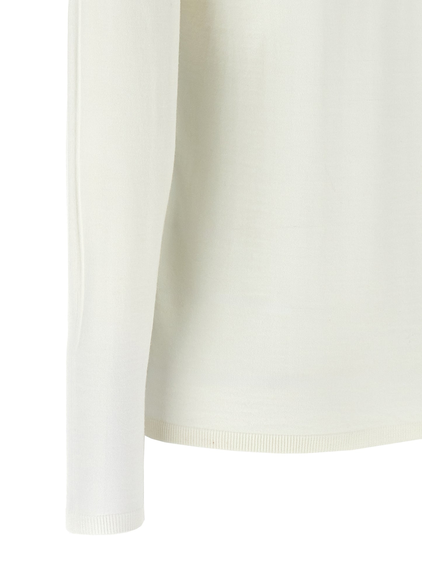 Max Mara White Virgin Wool Cardigan
