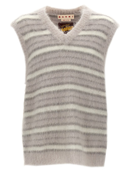 Marni Gray Mohair Sweatshirt