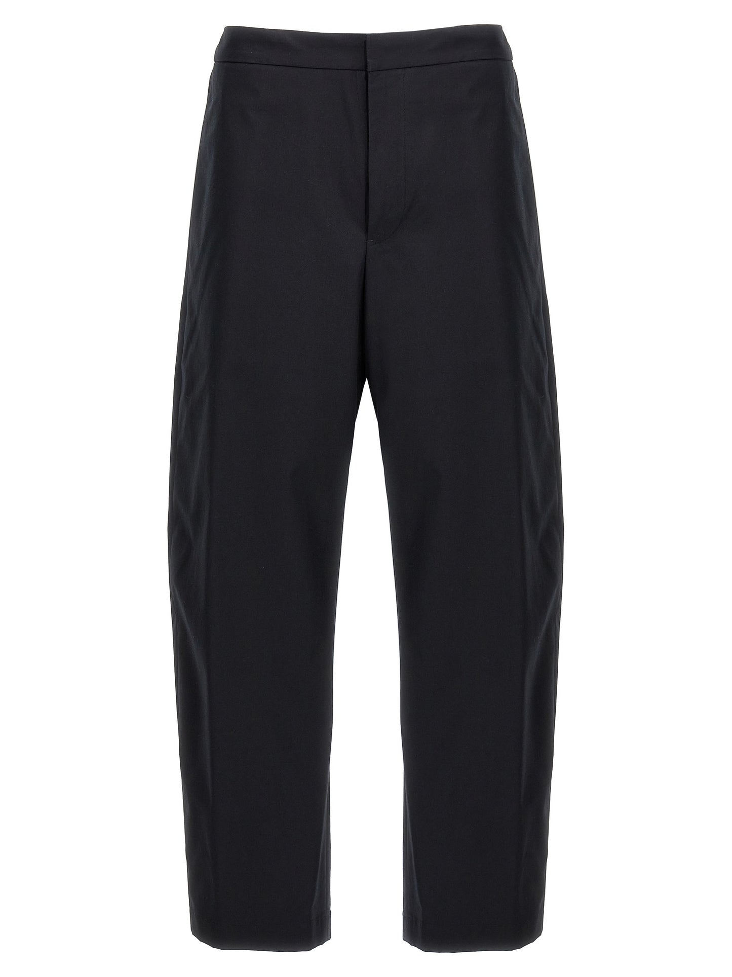 Jil Sander Blue Cotton Casual Pants