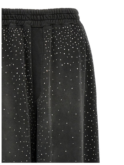 Giuseppe Di Morabito Black Cotton Joggers (Workout Pants)