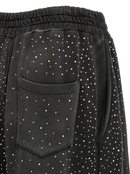 Giuseppe Di Morabito Black Cotton Joggers (Workout Pants)
