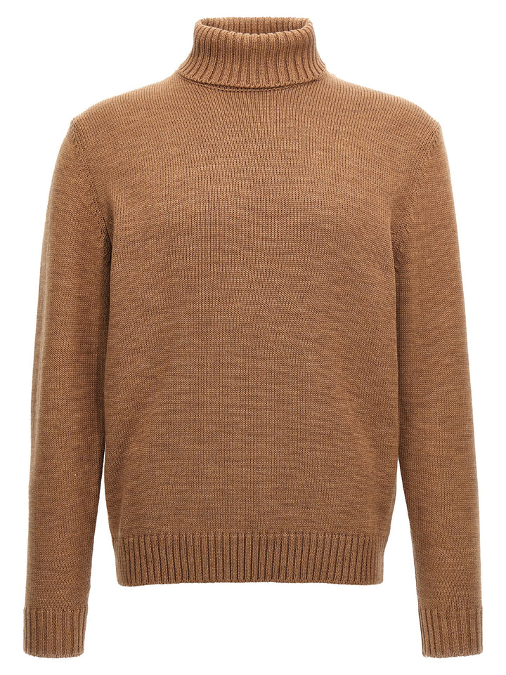 ZANONE Brown Virgin Wool Cardigan