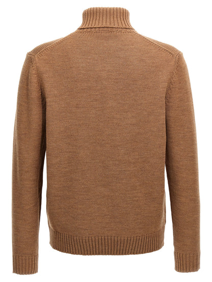 ZANONE Brown Virgin Wool Cardigan