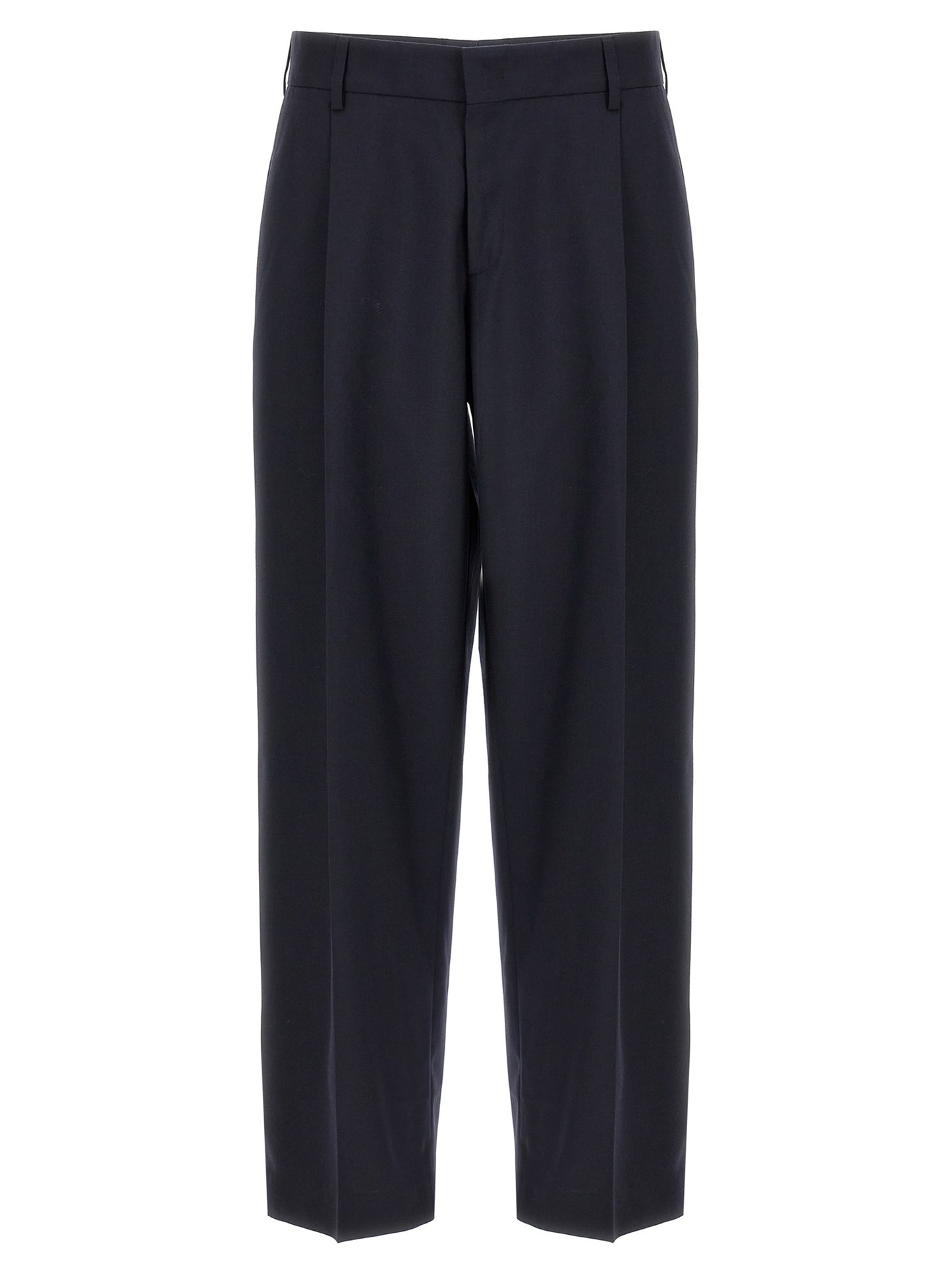 CELLAR DOOR Blue Polyester Dress Pants