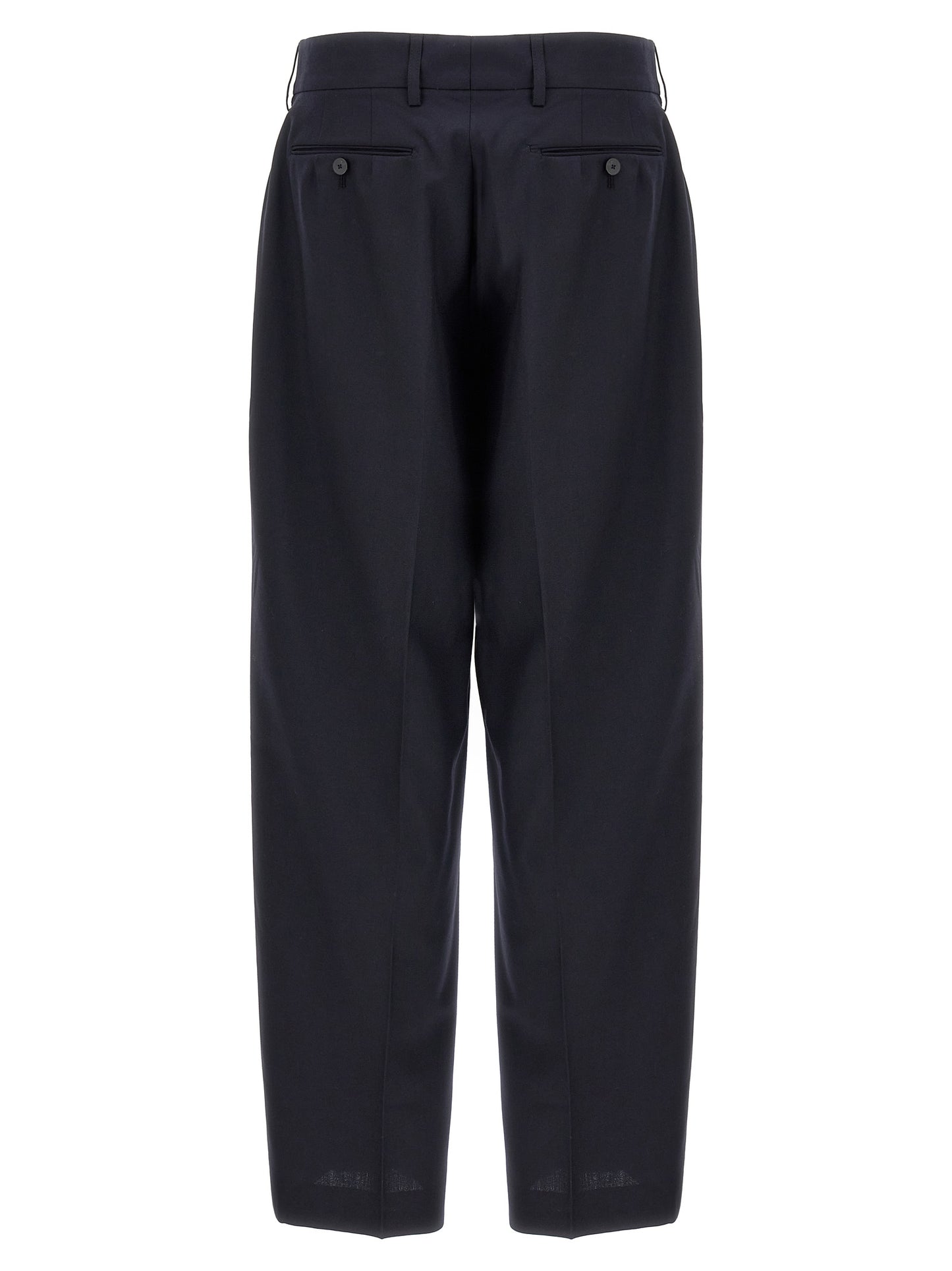 CELLAR DOOR Blue Polyester Dress Pants