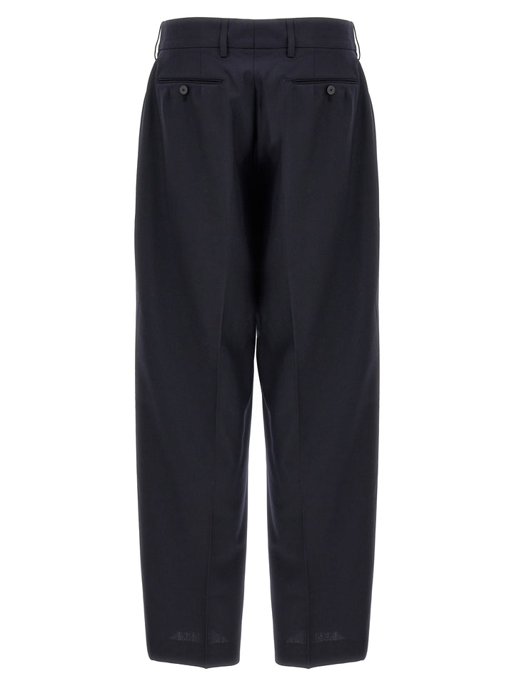 CELLAR DOOR Blue Polyester Dress Pants