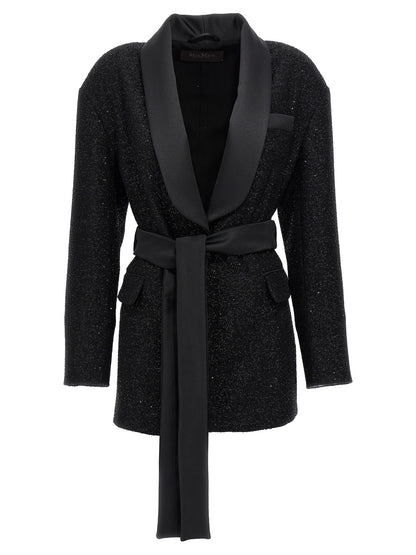 Max Mara Black Viscose Blazer