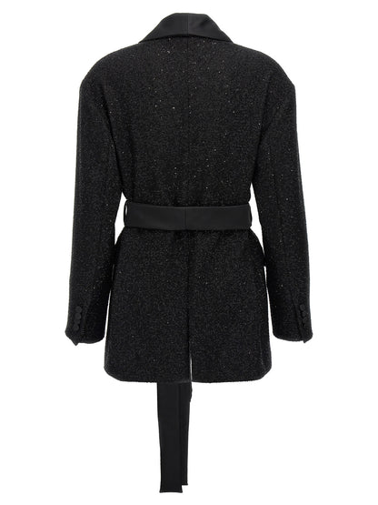 Max Mara Black Viscose Blazer