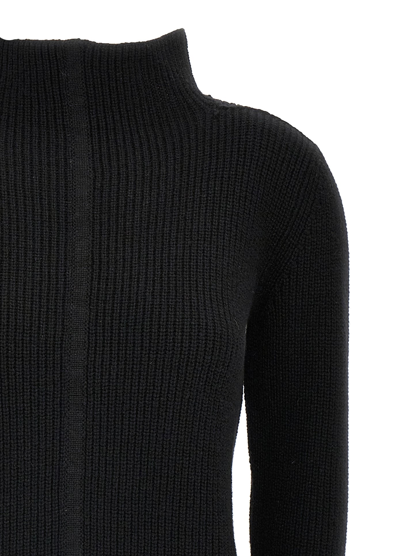 Rick Owens Black Cashmere Cardigan