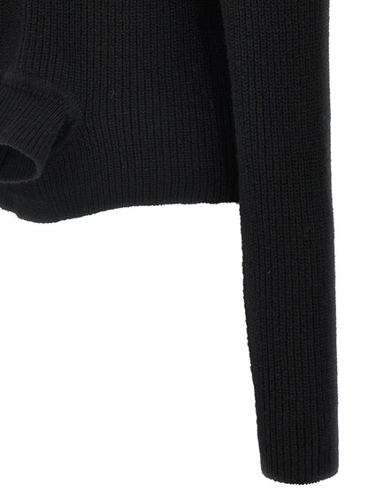 Rick Owens Black Cashmere Cardigan