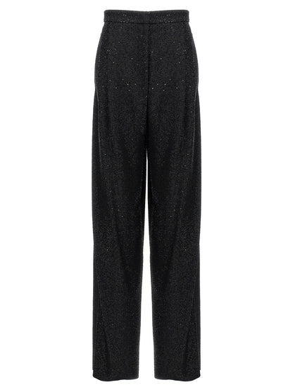 Max Mara Black Viscose Dress Pants
