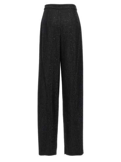 Max Mara Black Viscose Dress Pants