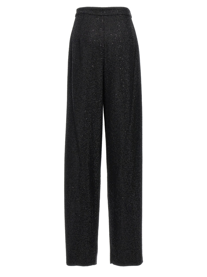 Max Mara Black Viscose Dress Pants