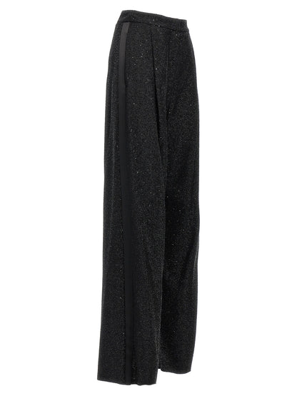 Max Mara Black Viscose Dress Pants