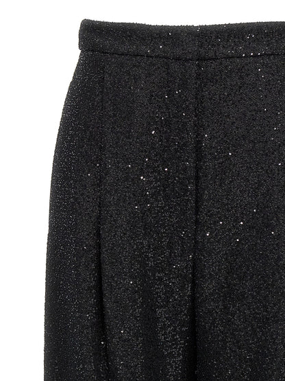 Max Mara Black Viscose Dress Pants