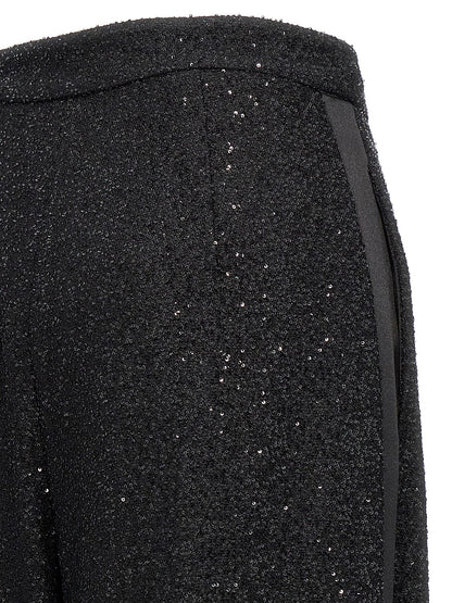 Max Mara Black Viscose Dress Pants