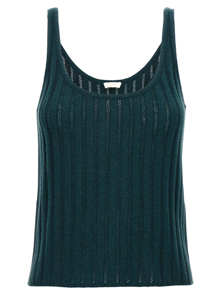 Eres Bicolor Wool Sleeveles T-Shirt