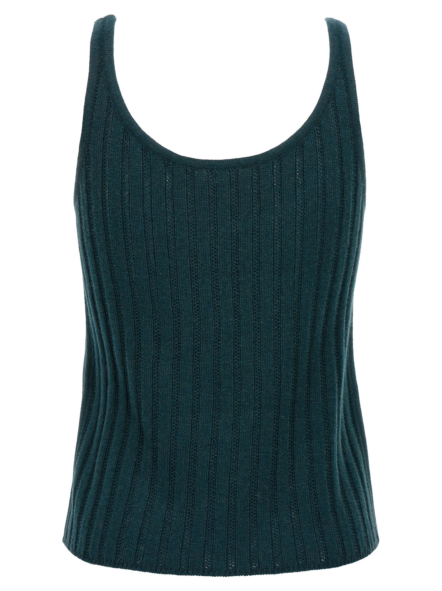 Eres Bicolor Wool Sleeveles T-Shirt