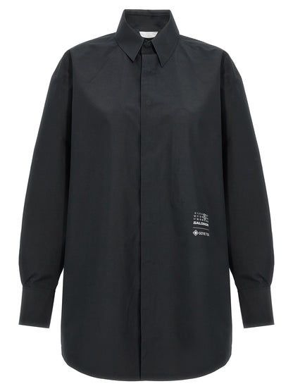 MM6 Maison Margiela Black Polyester Blouse
