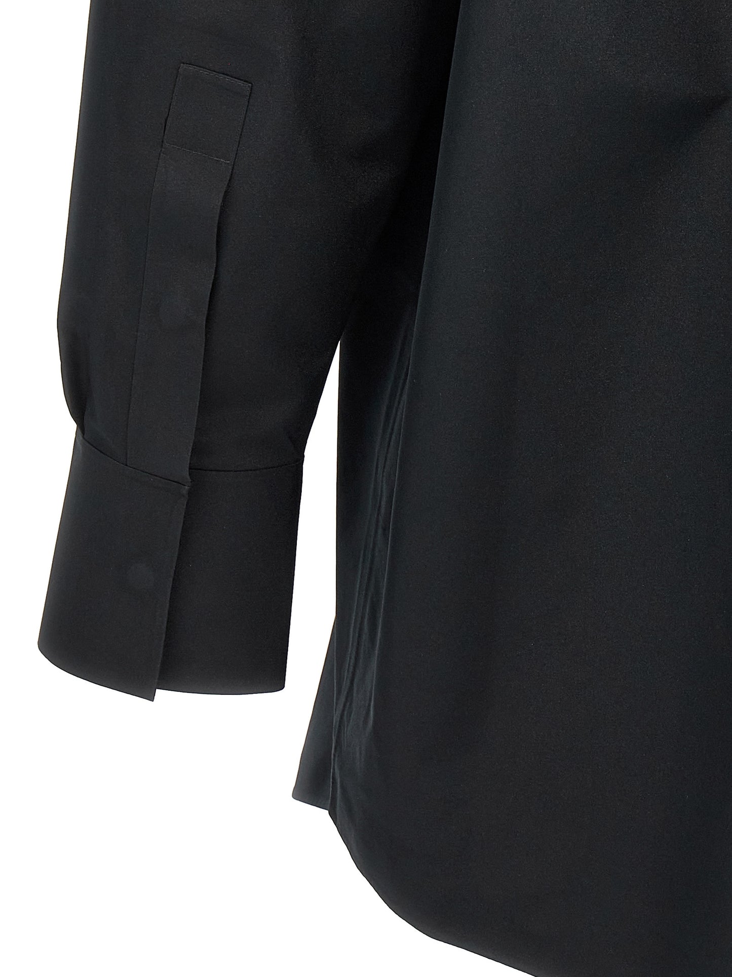 MM6 Maison Margiela Black Polyester Blouse