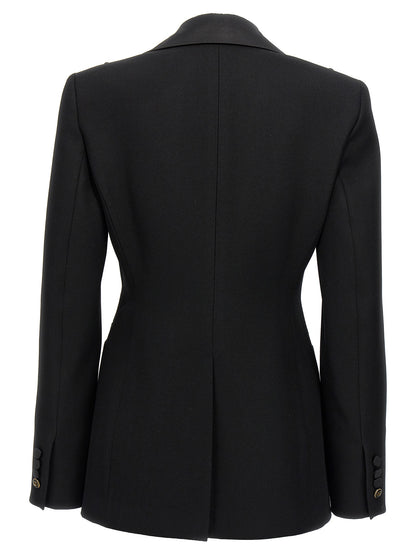 Max Mara Black Virgin Wool Blazer