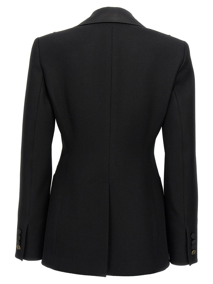 Max Mara Black Virgin Wool Blazer