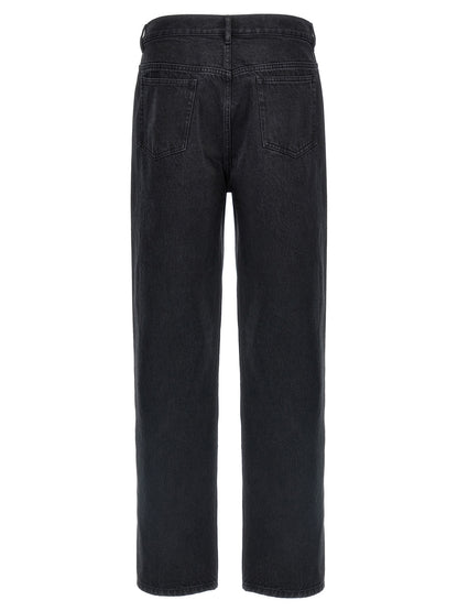 A.P.C. Black Cotton Straight-Leg Jeans