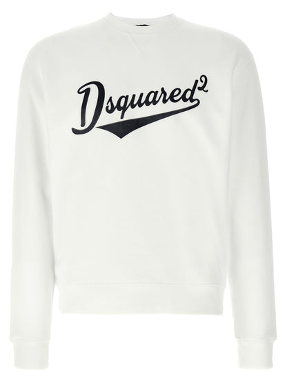 Dsquared² White Cotton Sweatshirt