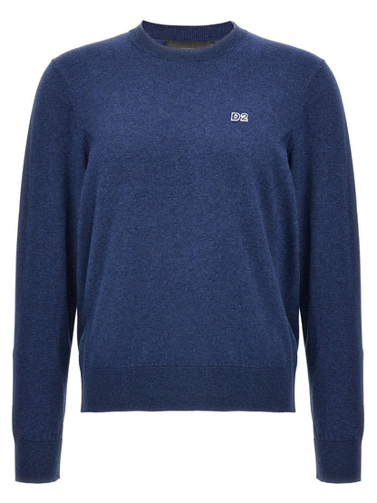 Dsquared² Blue Cotton Cardigan