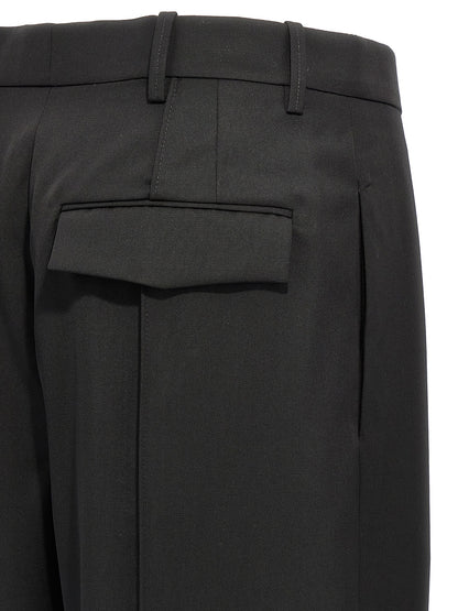 Wardrobe.Nyc Black Wool Casual Pants