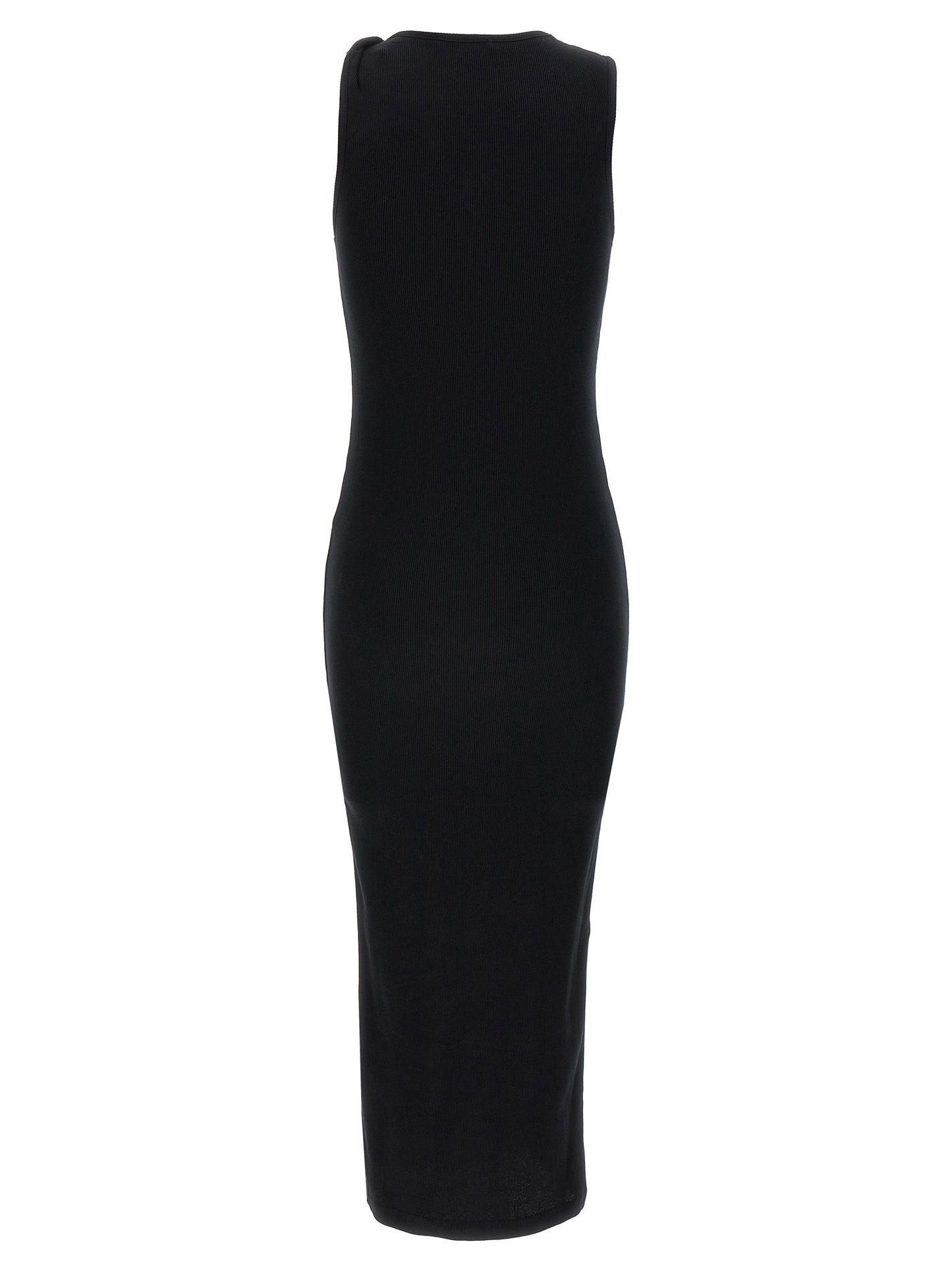 J.W.Anderson Black Cotton Midi Dress