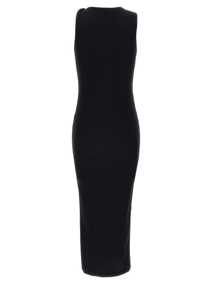 J.W.Anderson Black Cotton Midi Dress