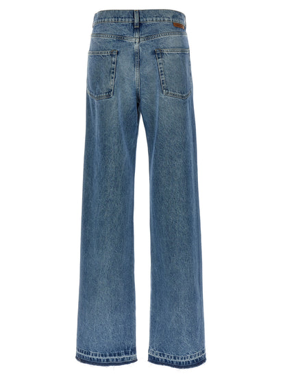 Stella McCartney Blue Cotton Jeans Denim