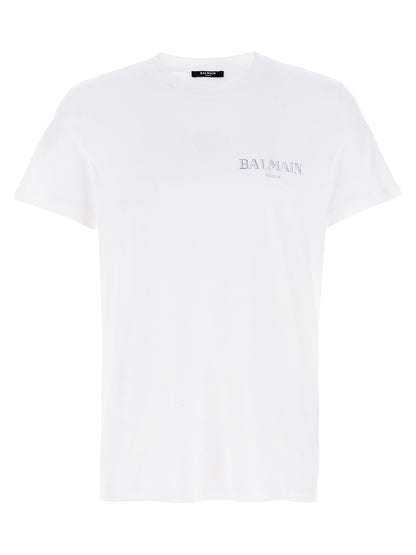 Balmain White Organic Cotton T-Shirt