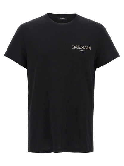 Balmain Black Organic Cotton T-Shirt
