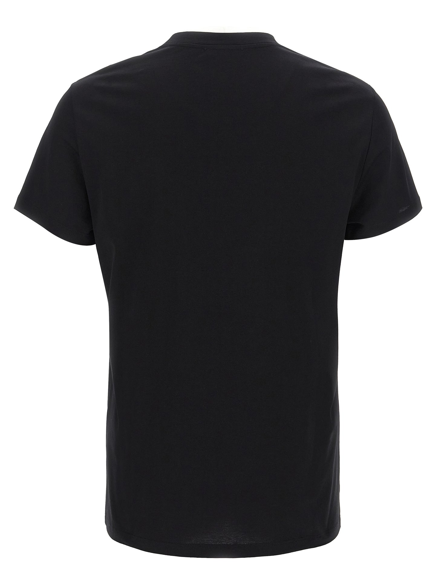 Balmain Black Organic Cotton T-Shirt