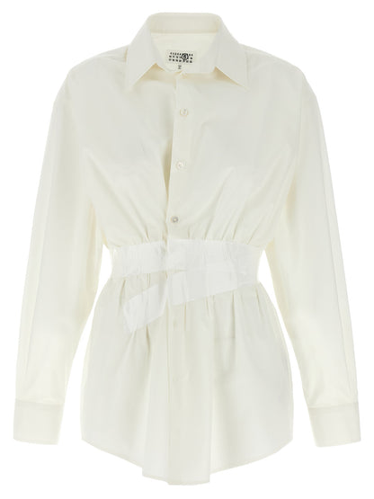 MM6 Maison Margiela White Cotton Blouse