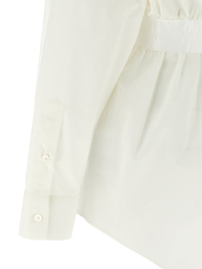 MM6 Maison Margiela White Cotton Blouse