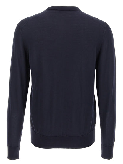 Dolce & Gabbana Blue Silk Cardigan