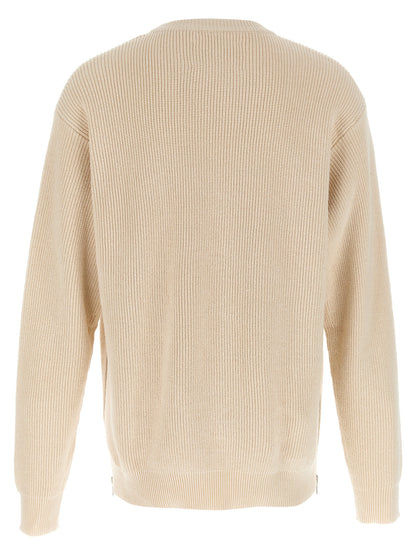 Jil Sander Beige Cotton Cardigan