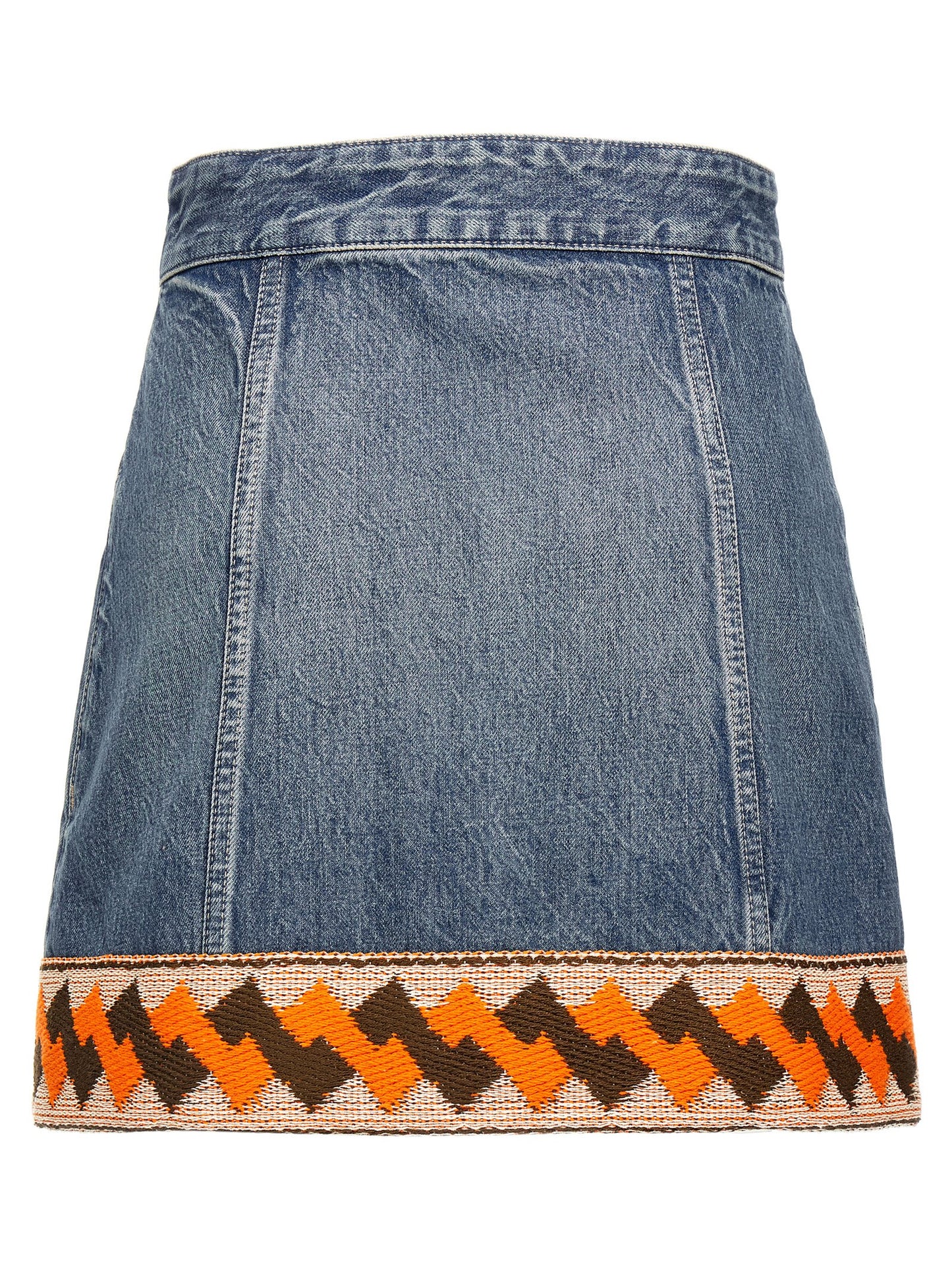 Valentino Garavani Multicolor Cotton Long Skirt