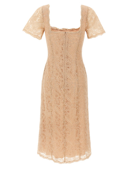 Ermanno Scervino Multicolor Polyester Midi Dress